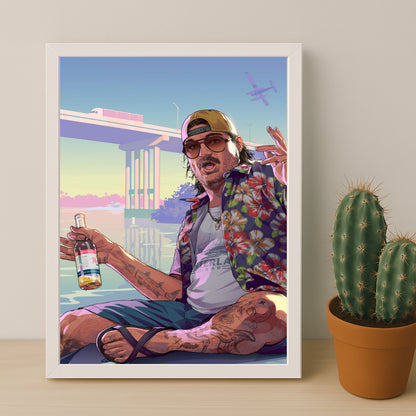 Poster Grand Theft Auto VI - Cal Hampton