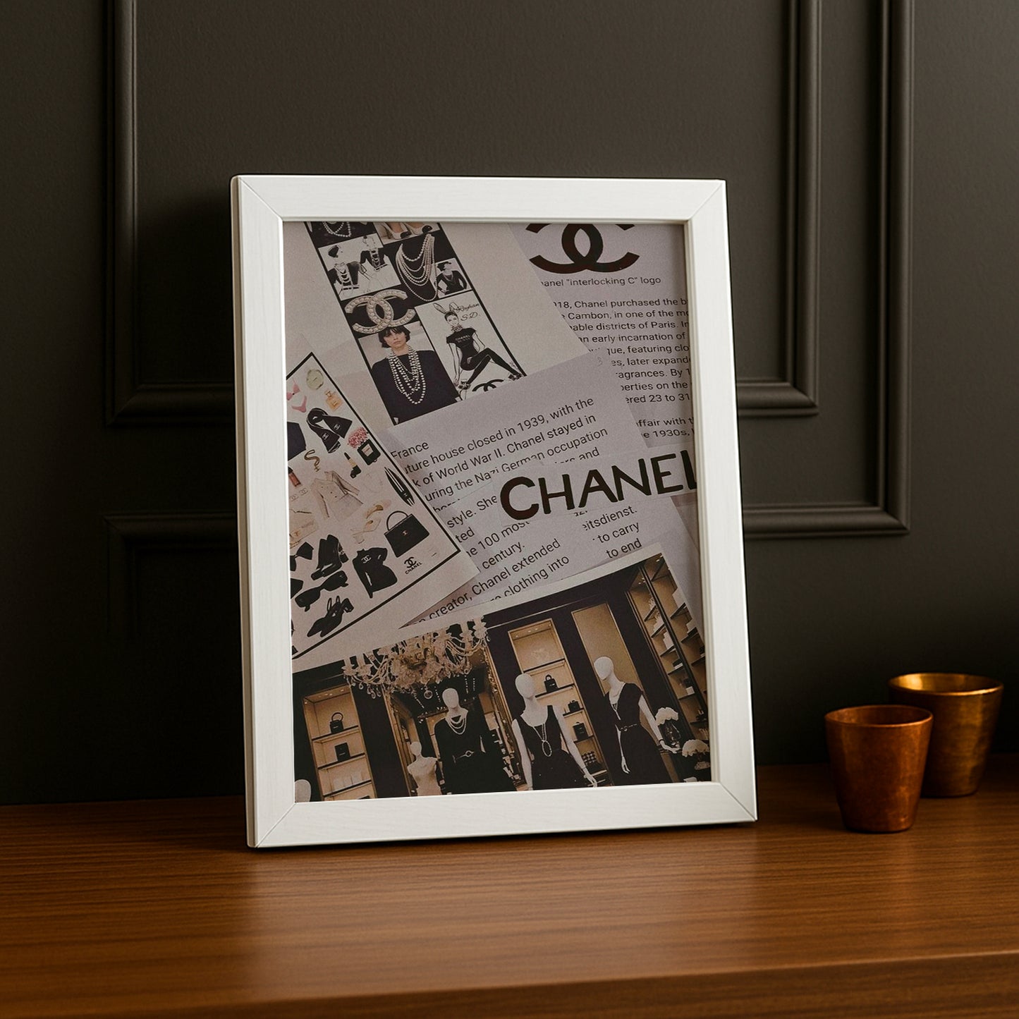 Poster Photo Chanel - Journal