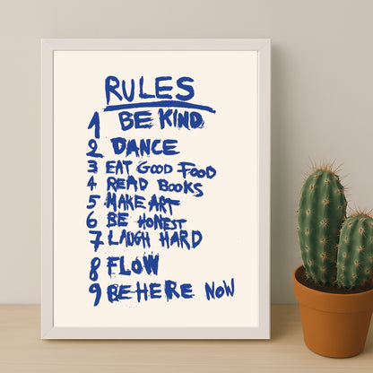 Cadre photo Citation - Rules