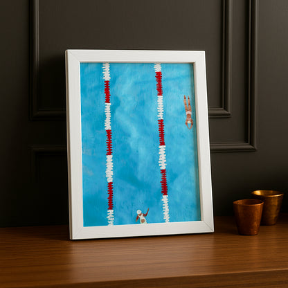 Cadre Photo Natation - Piscine