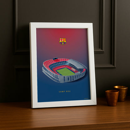 Cadre Photo FC Barcelone - Camp Nou