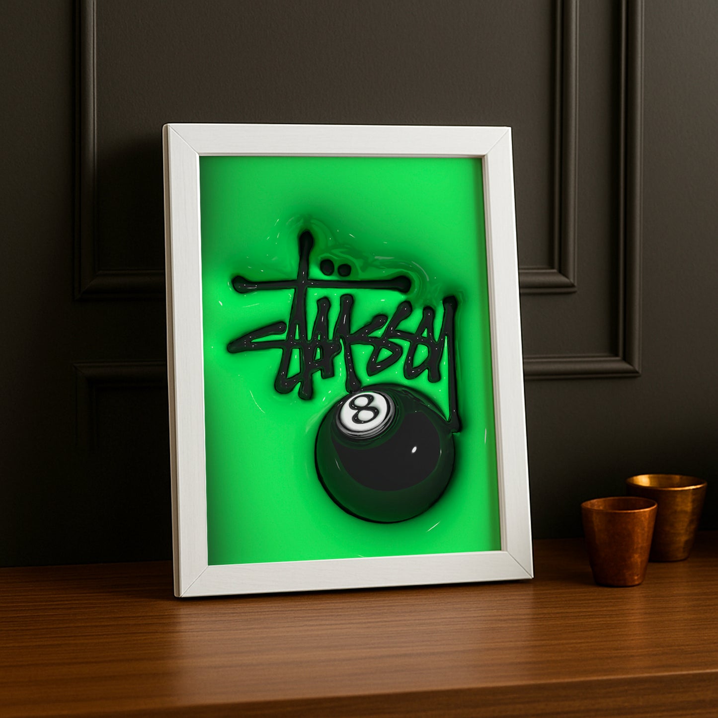 Cadre photo Stüssy - 3D Vert