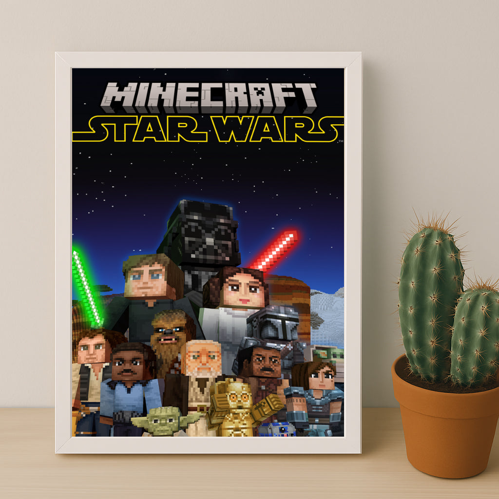 Cadre photo Minecraft - Star Wars