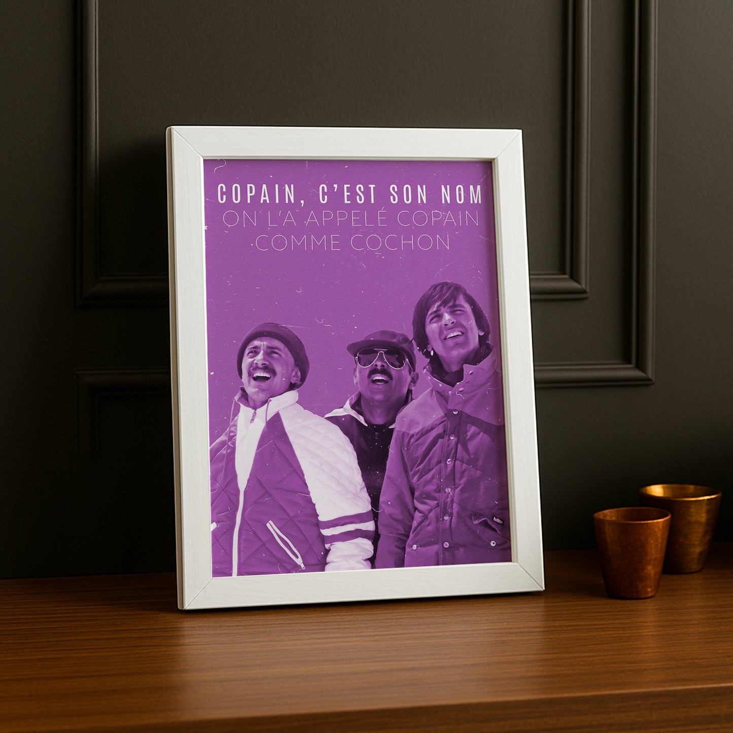 Cadre photo Citation - Copain