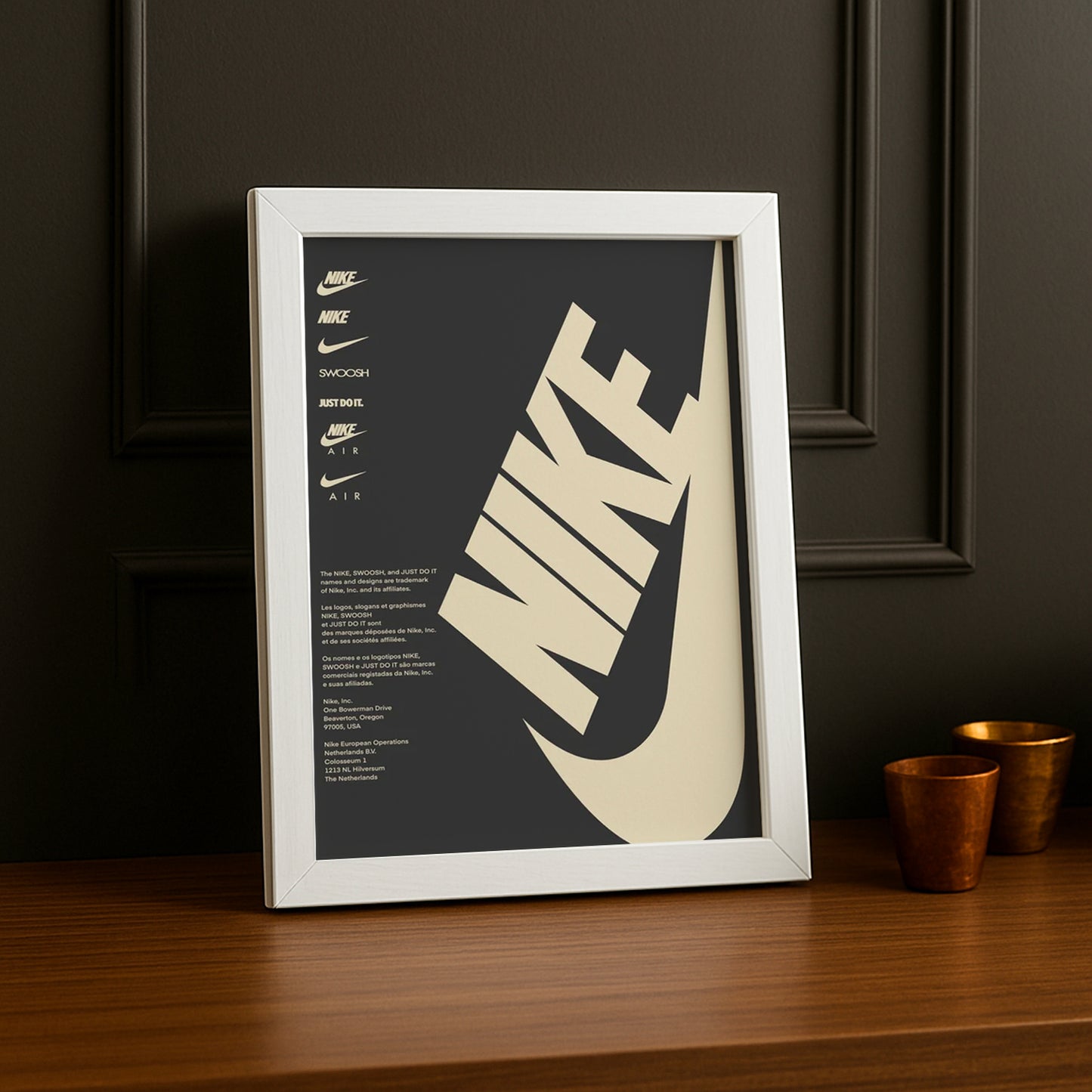 Cadre Photo Nike - Boite noir