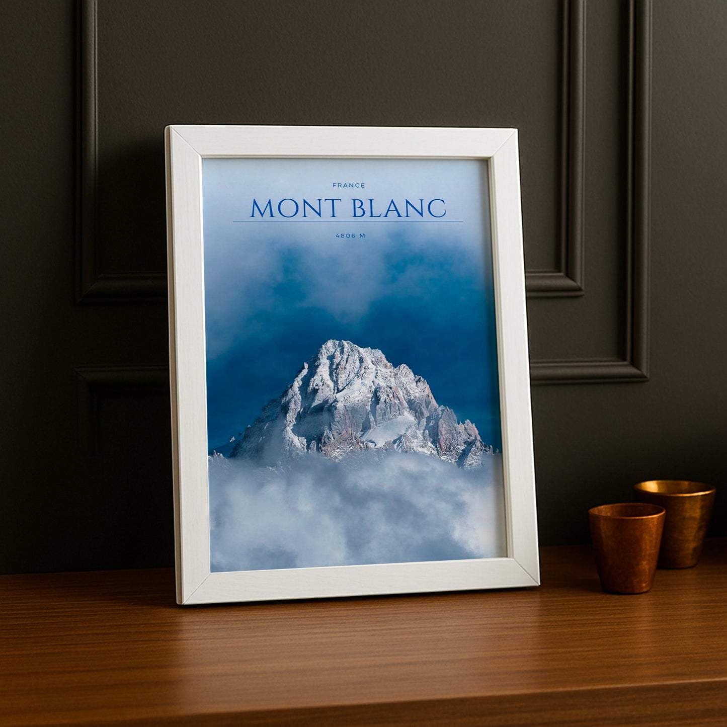 Cadre Photo Naturel - Mont Blanc France