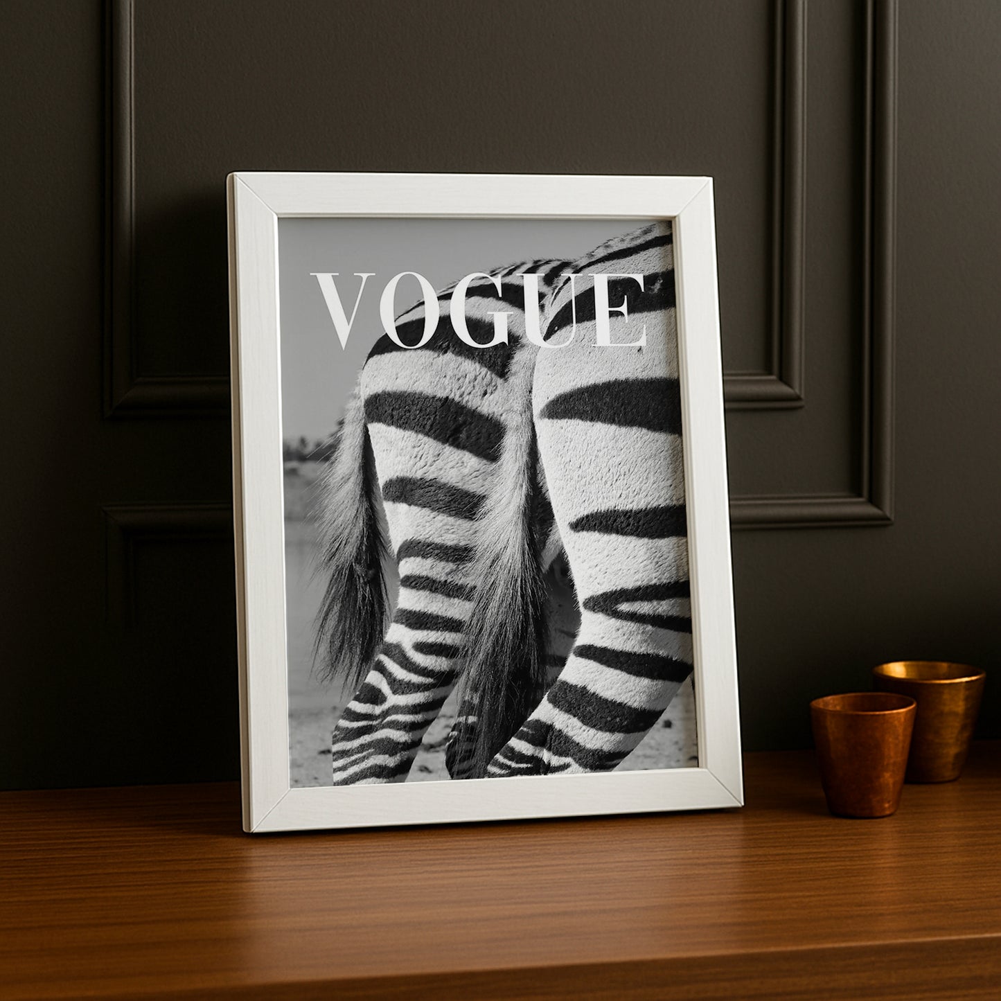 Poster Photo Vogue - Zèbre