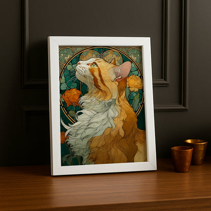 Cadre Photo Chat - Roux Art