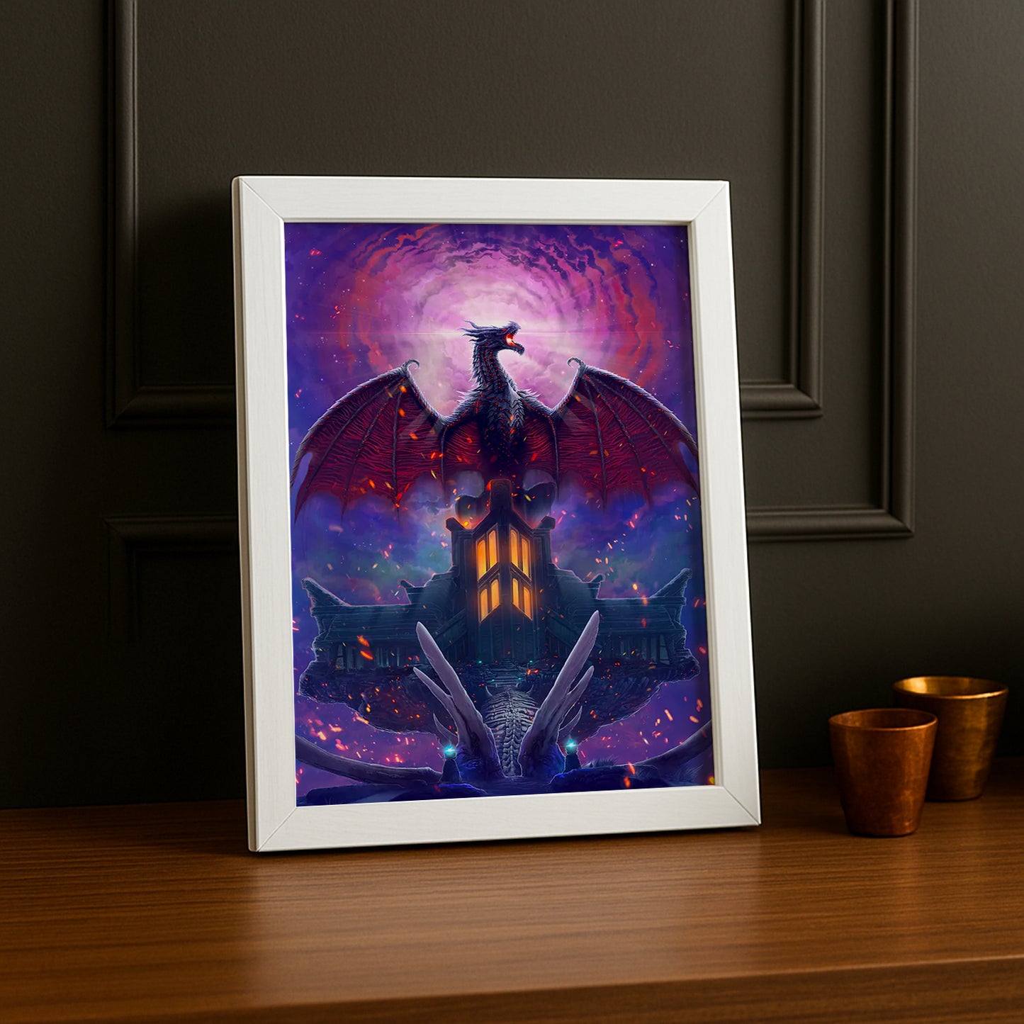 Cadre Photo Skyrim - The Alduin