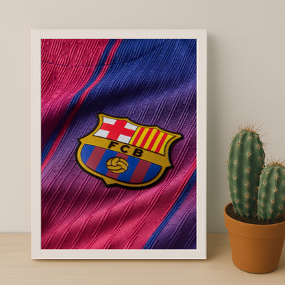 Cadre photo - Maillot FC Barcelone Domicile 25-26