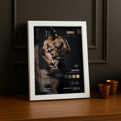 Cadre Photo Album - Gradur L'Homme au Bob