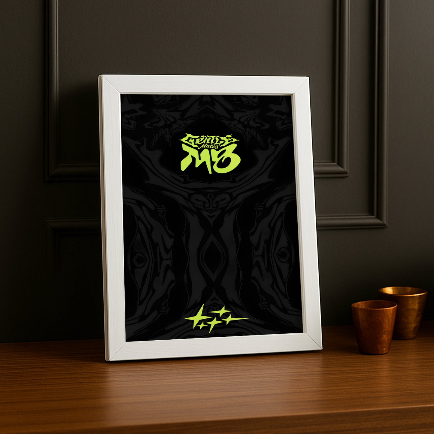 Cadre photo Gentlemates logo