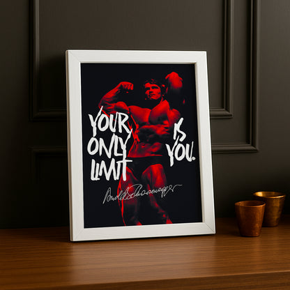 Poster Photo Musculation - Your Only Limit Is You