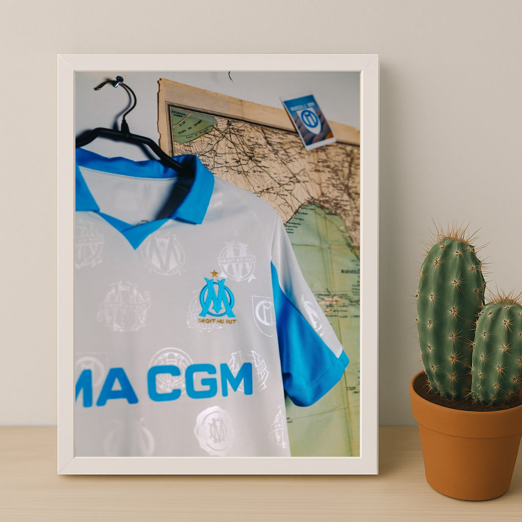 Cadre photo - Maillot Olympique de Marseille 2026