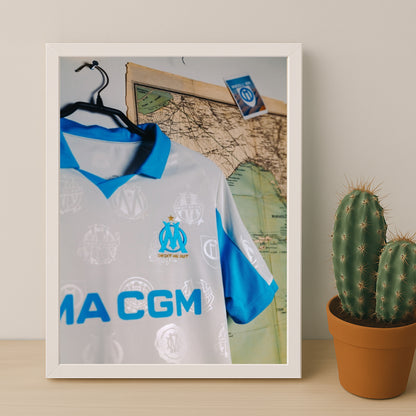 Cadre photo - Maillot Olympique de Marseille 2026