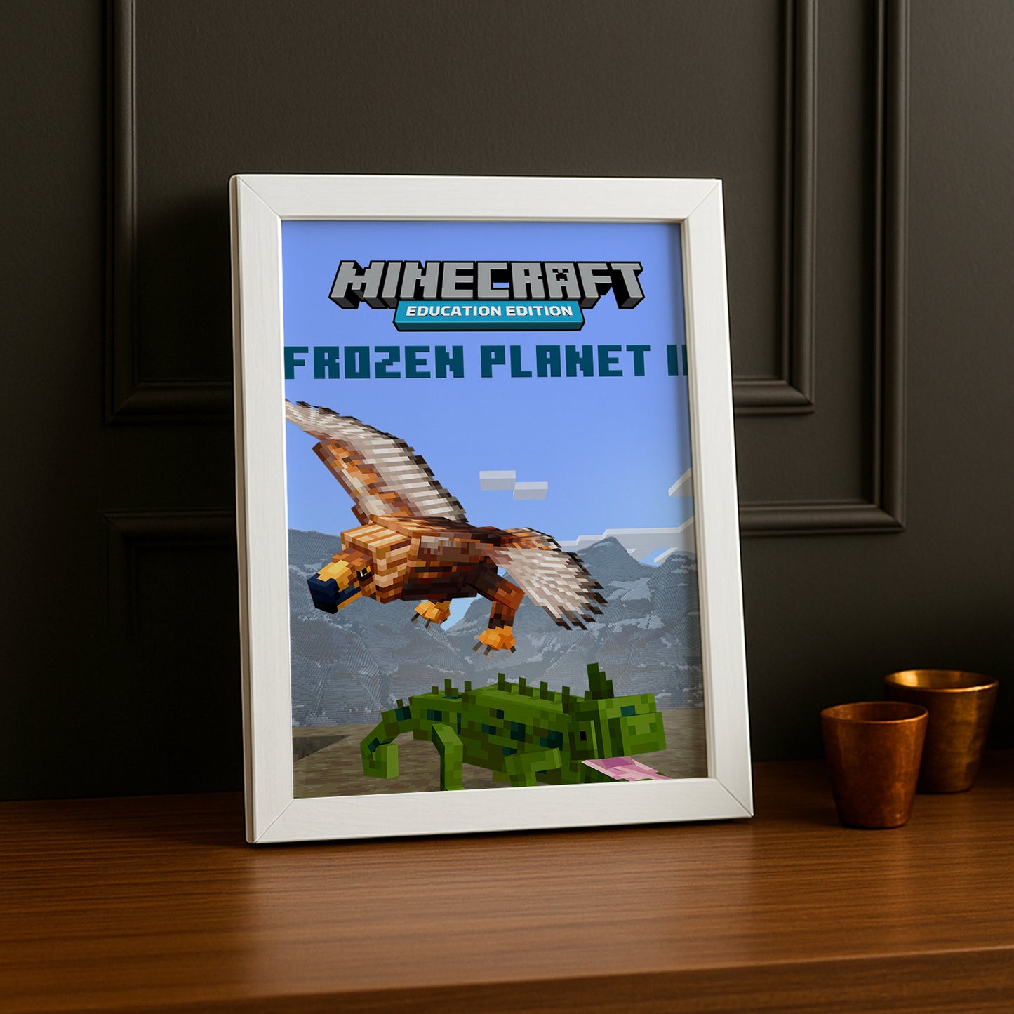 Cadre photo Minecraft - Frozen Planet