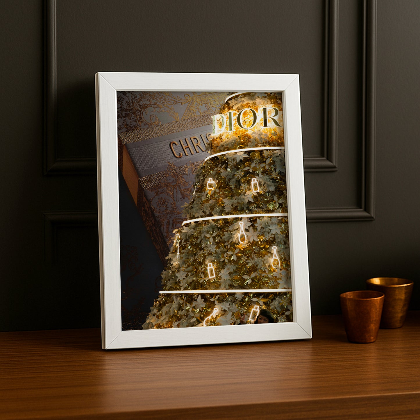 Cadre photo Dior Sapin