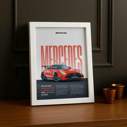 Poster Voitures - Mercedes AMG GT Black Series