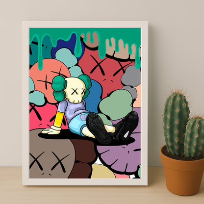Cadre photo Kaws - Halloween