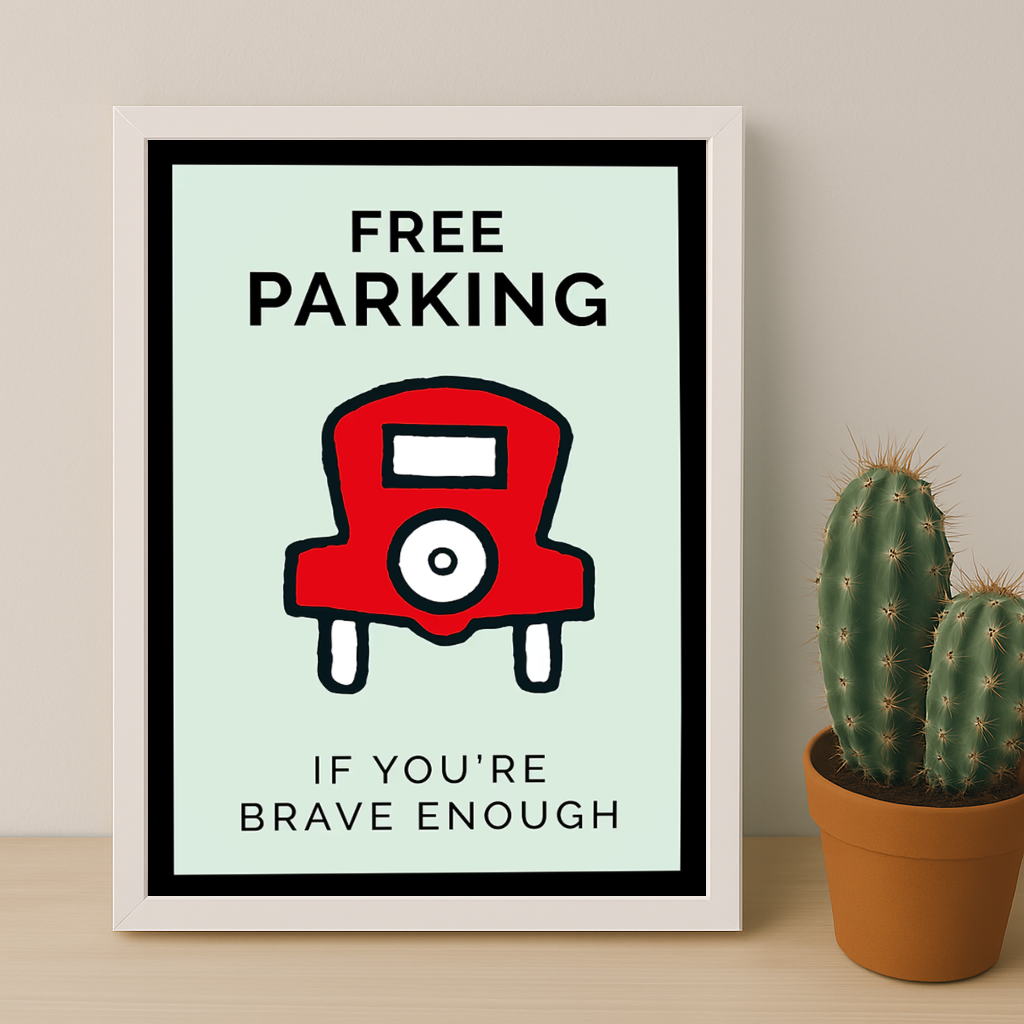 Monopoly Free Parking - Poster