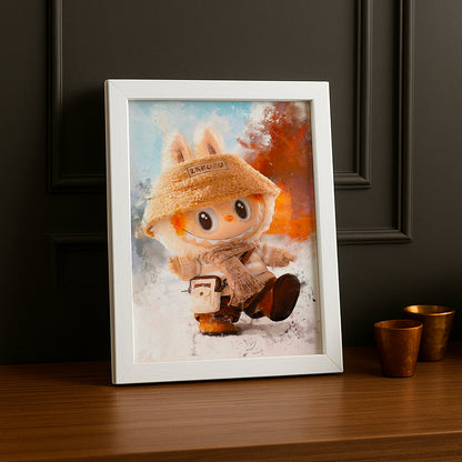 Poster Labubu - Beige