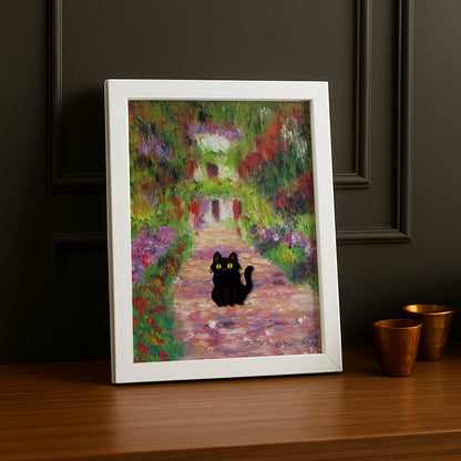 Cadre photo Chat Art Peinture