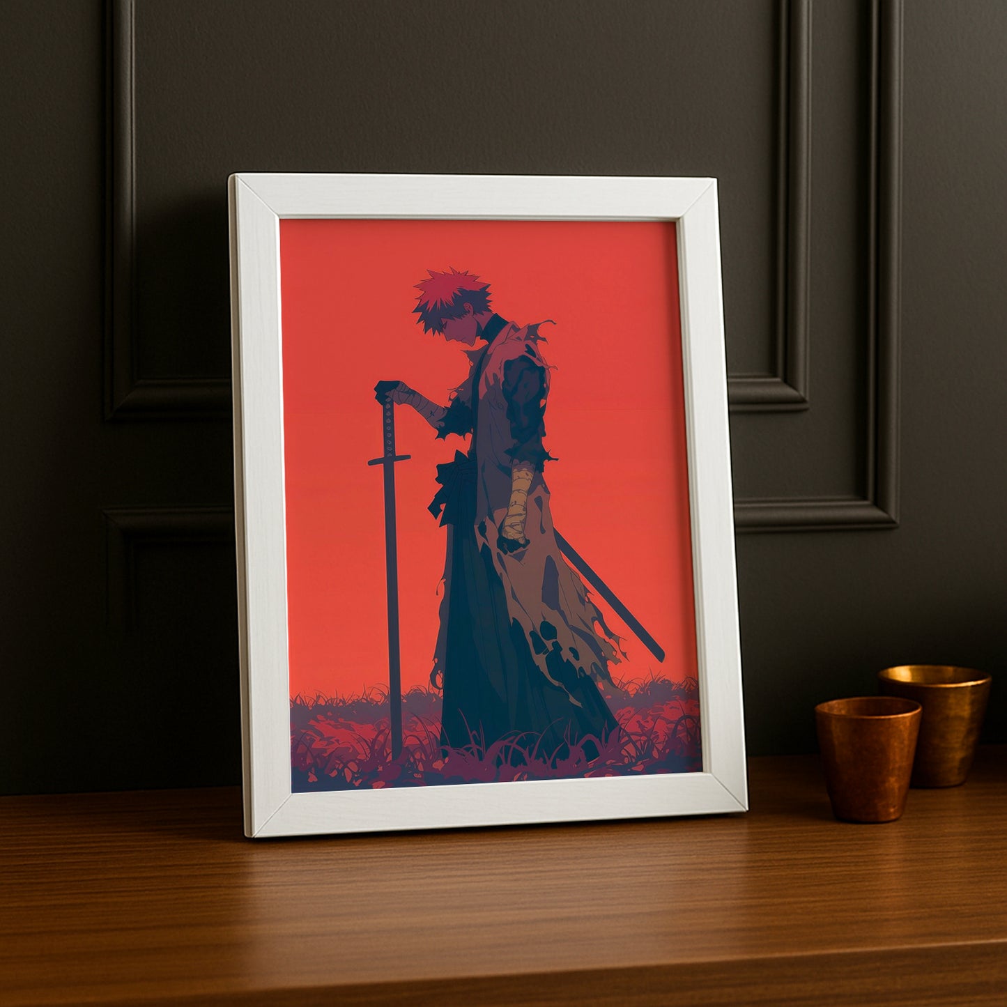 Cadre Photo Bleach - Kurosaki Ichigo Red