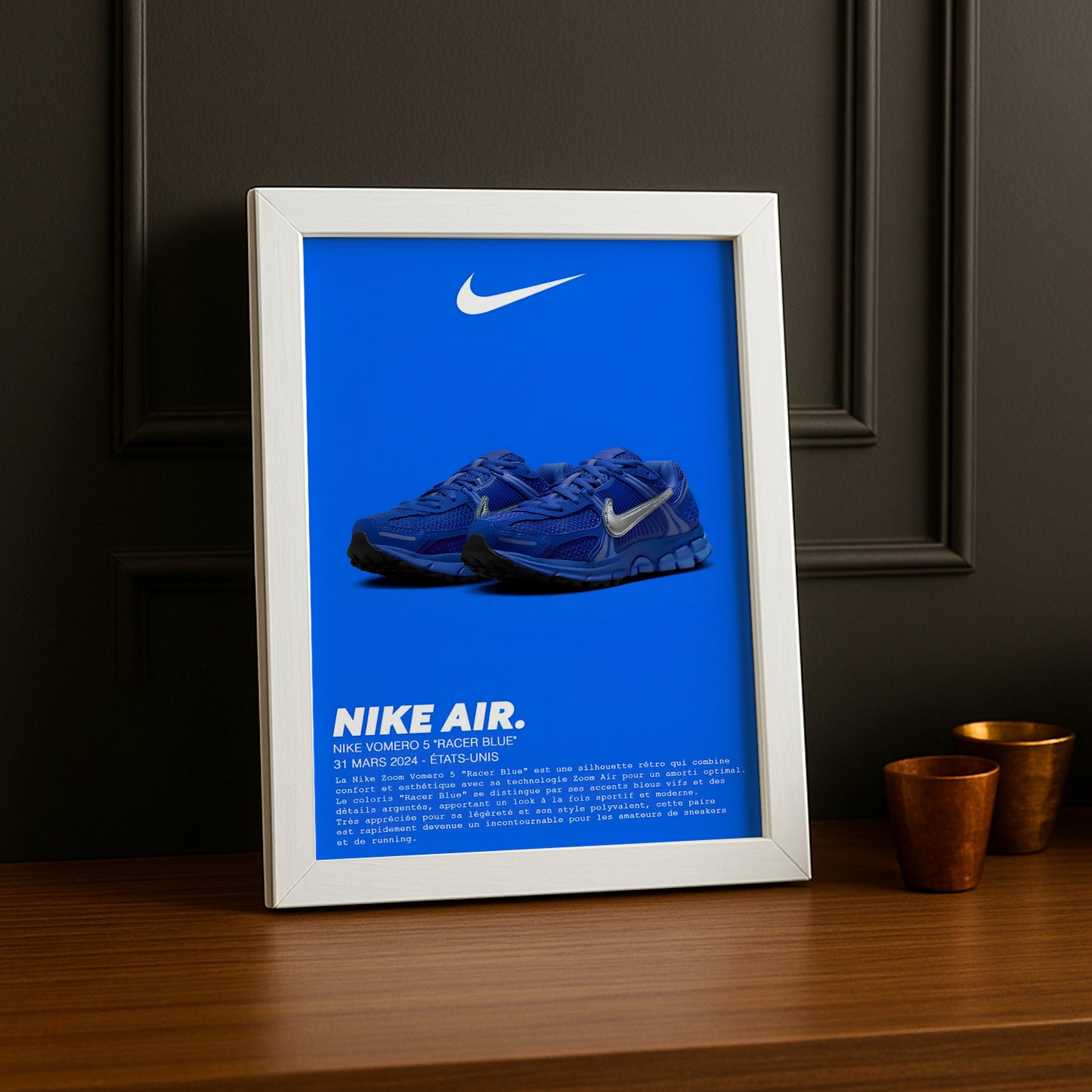 Nike Vomero 5 Racer Blauer Fotorahmen