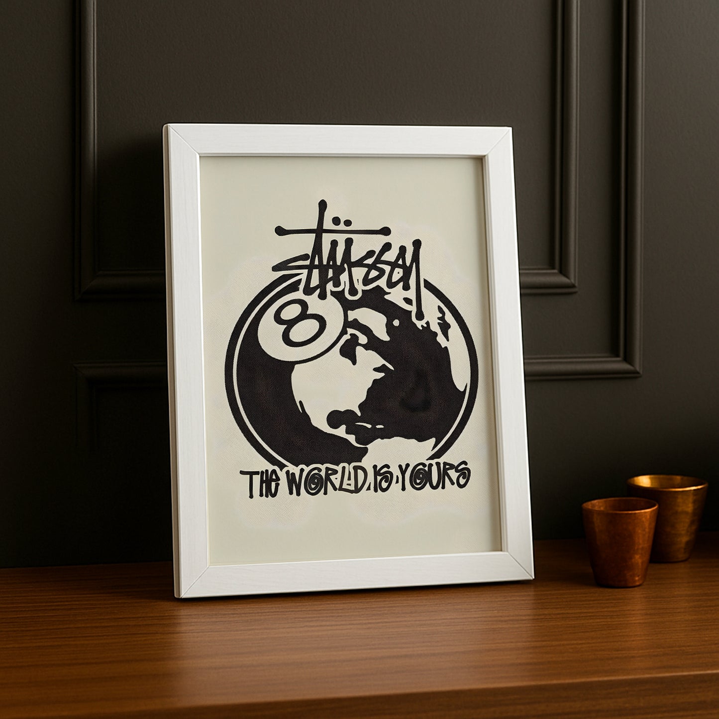 Poster Stüssy - The Worlds Is Yours