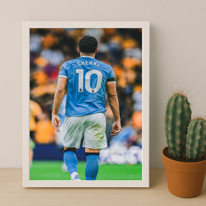 Poster Manchester City - Rayan Cherki 10