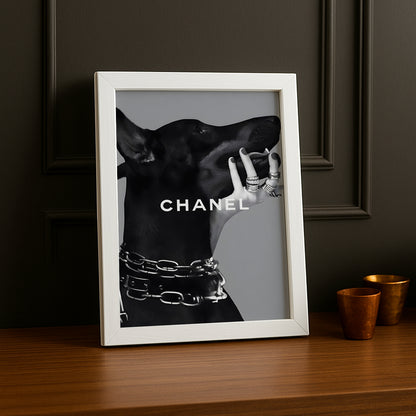 Poster Photo Chanel - Chien