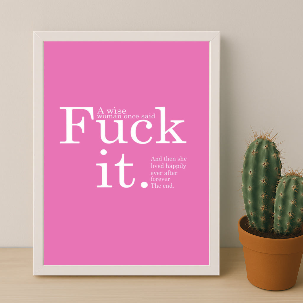 Cadre photo Citation - Fu It