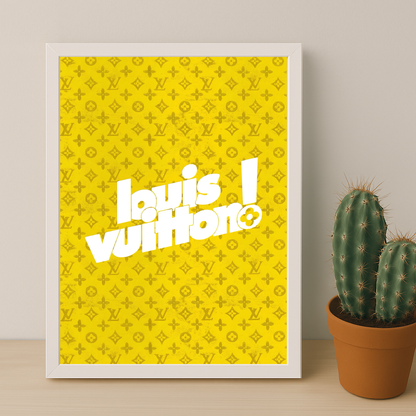 Cadre photo Louis Vuitton Yellow