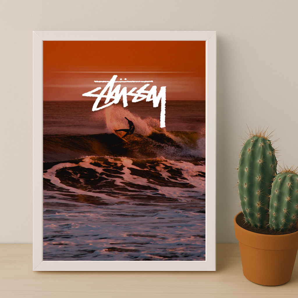 Cadre photo Stüssy - Red surf