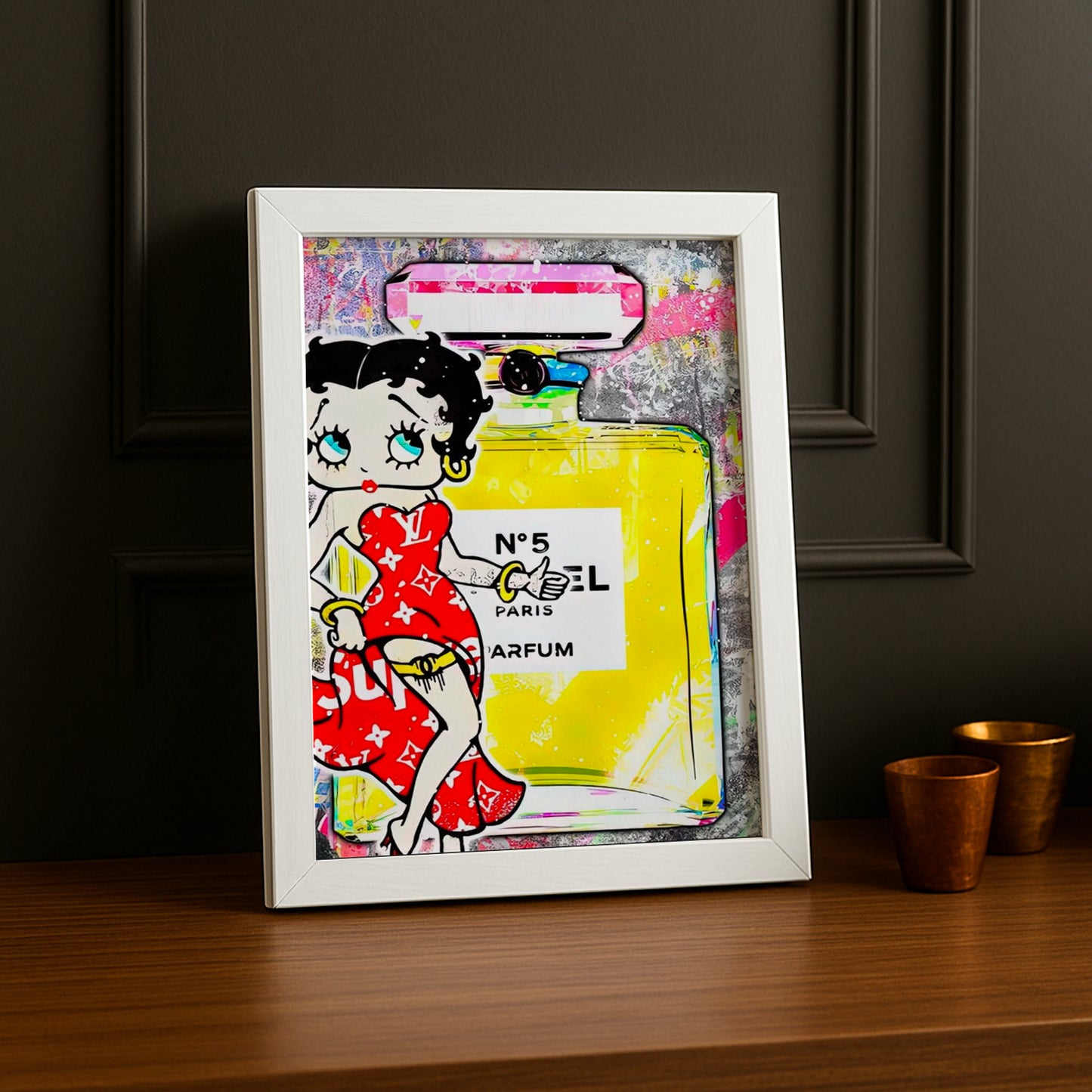 Poster Photo Chanel - Graffiti