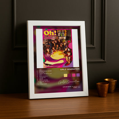 Cadre Photo K-Pop - Girls' Generation Oh!