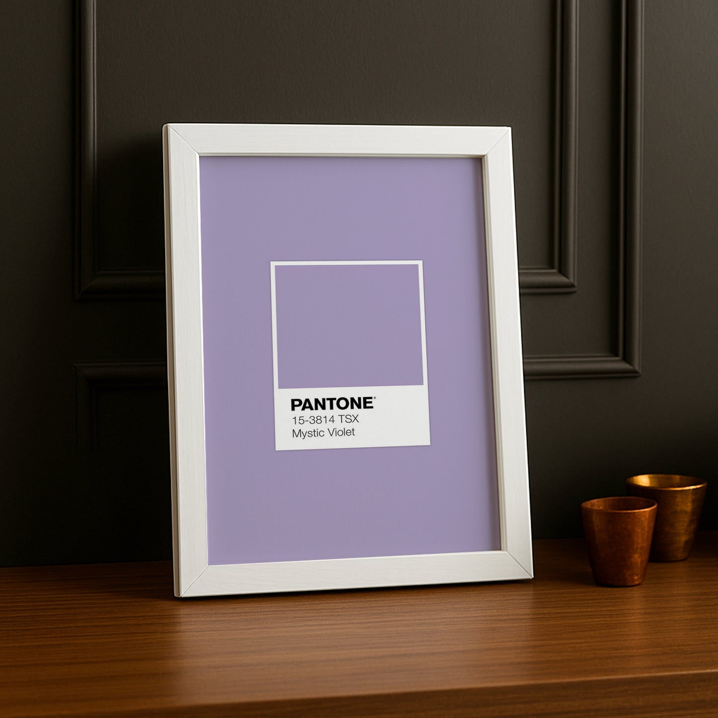 Cadre Photo Pantone Étiquette - Mystic Violet
