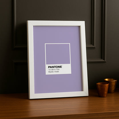 Cadre Photo Pantone Étiquette - Mystic Violet