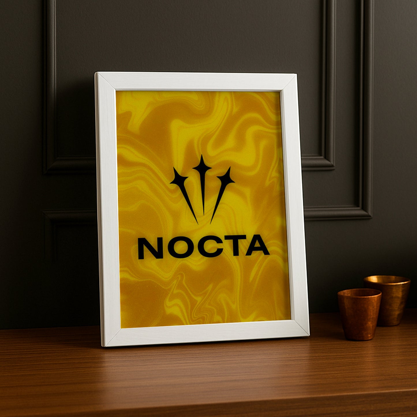 Cadre photo Nocta jaune