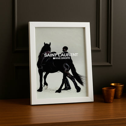 Cadre photo Équitation - Cheval Saint Laurent Rive Droite