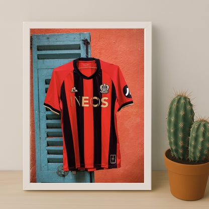 Cadre photo - Maillot OGC Nice 2026