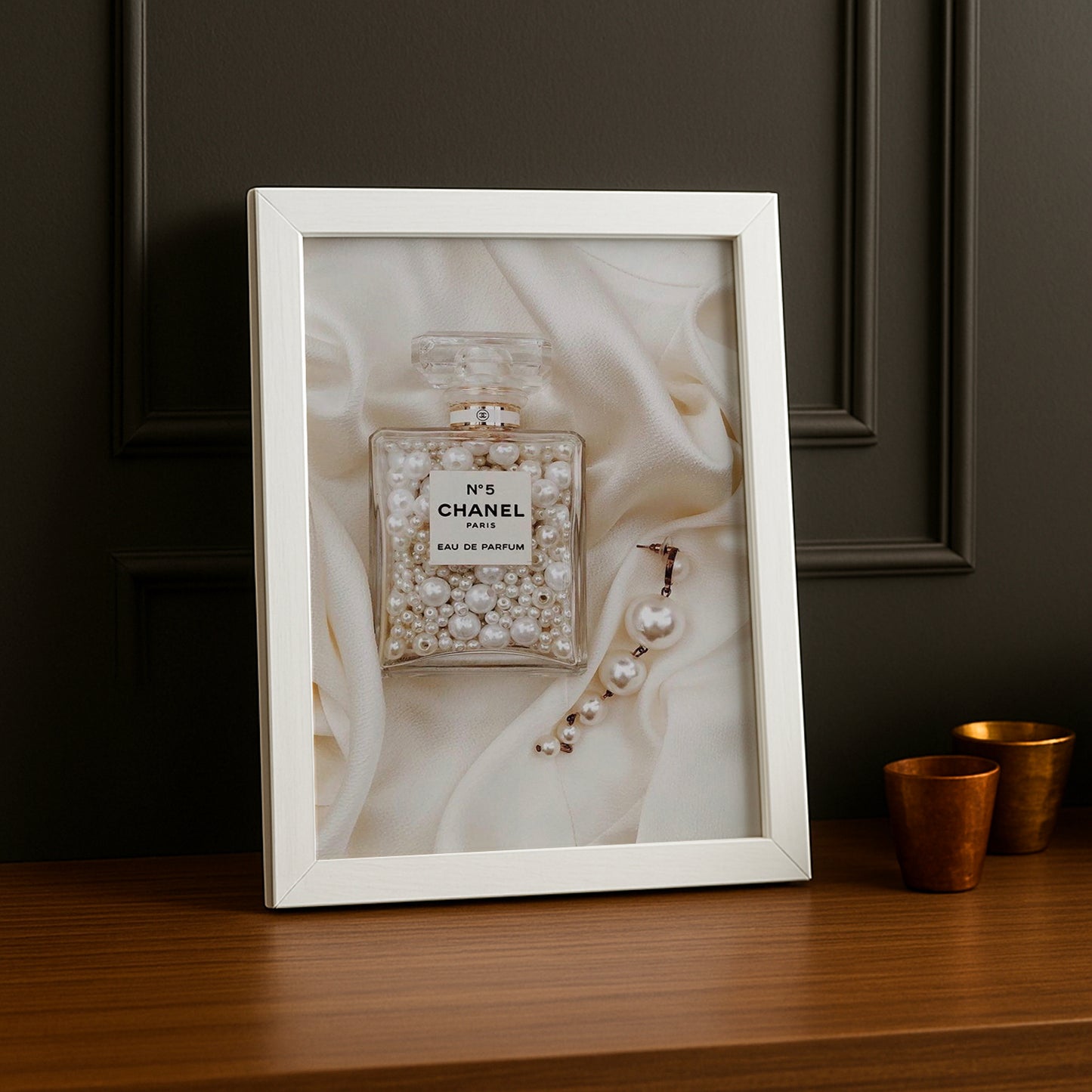 Cadre photo Chanel - N°5 Perles