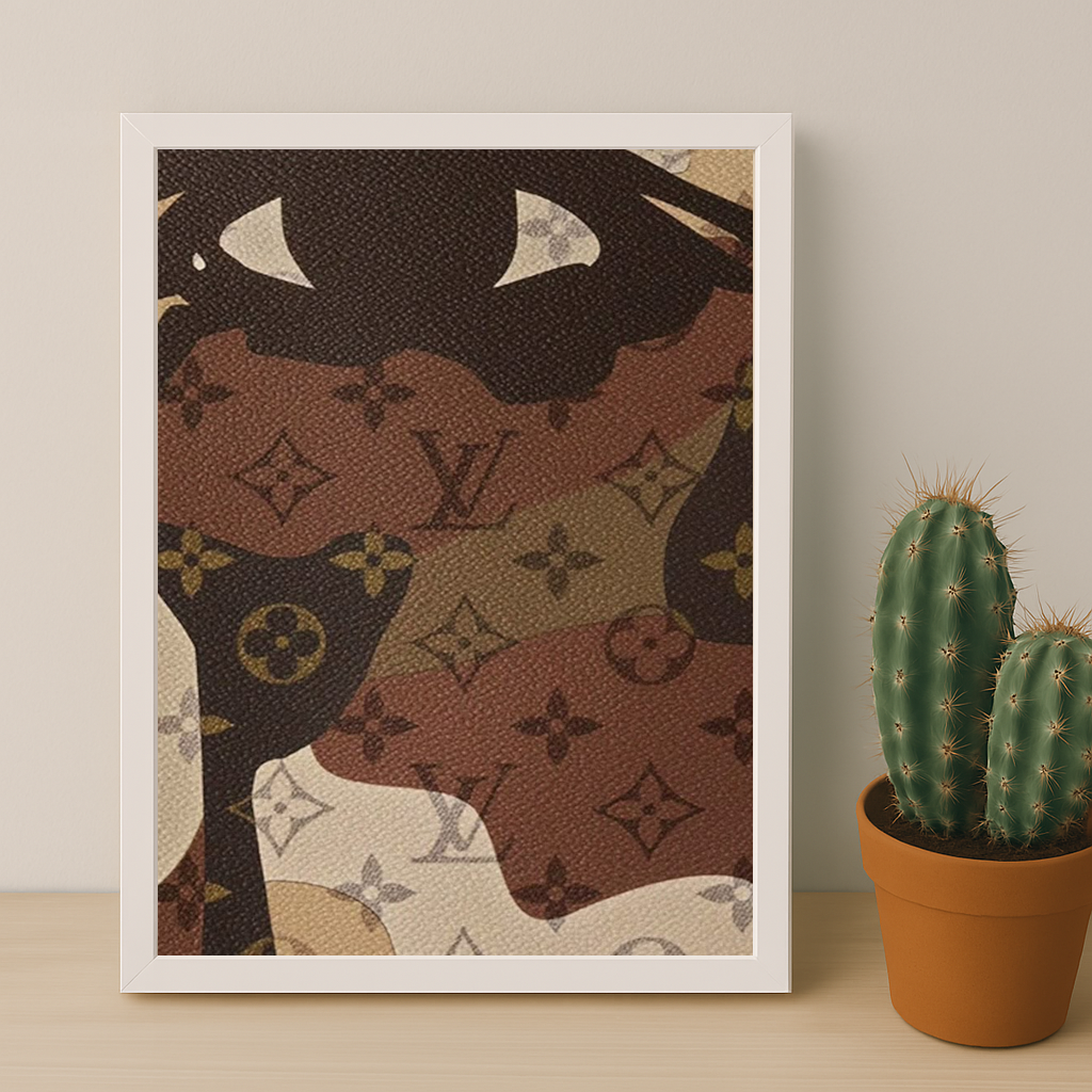 Cadre photo Louis Vuitton motif