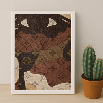 Cadre photo Louis Vuitton motif