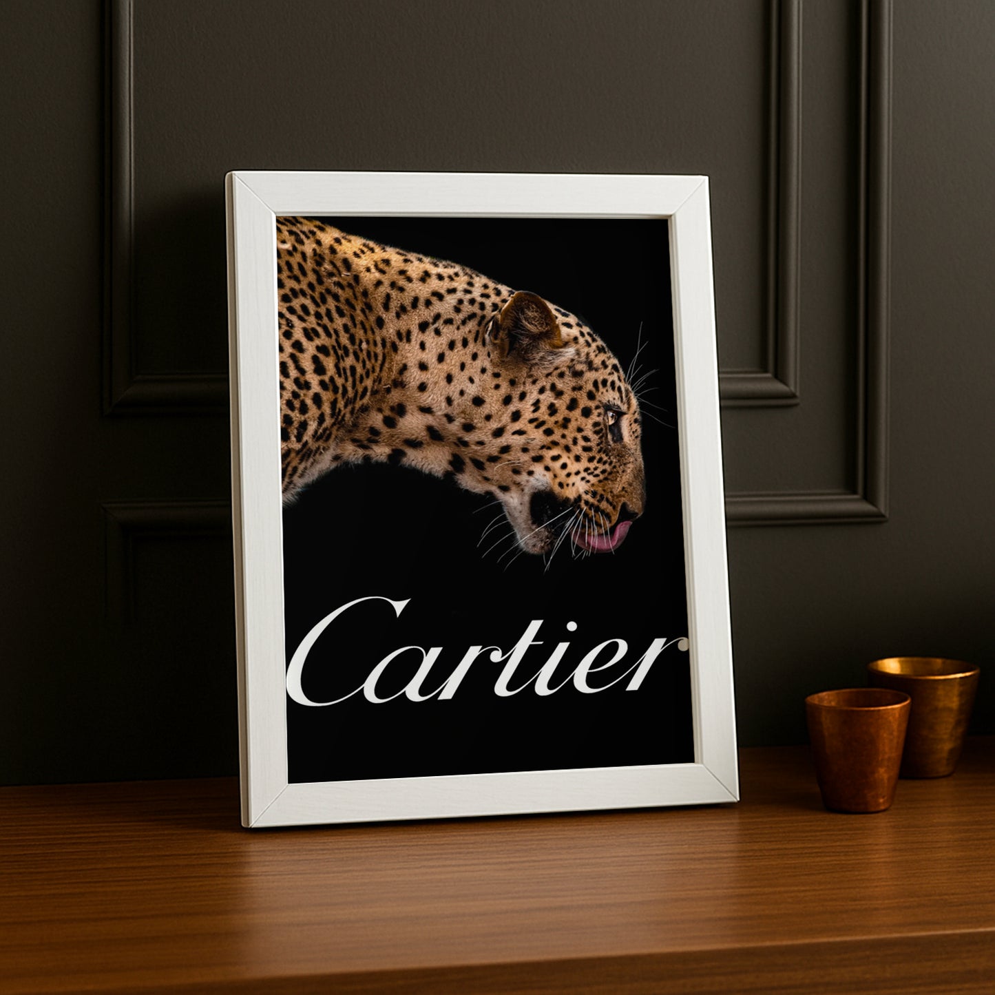 Cadre photo Cartier Tigre