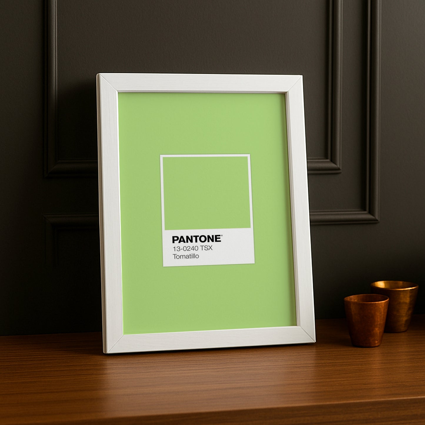 Cadre Photo Pantone Étiquette - Tomatillo