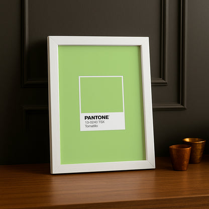 Cadre Photo Pantone Étiquette - Tomatillo