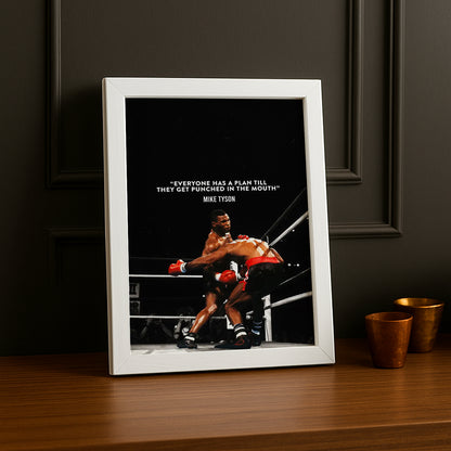 Cadre Photo Boxe - Mike Tyson Punch