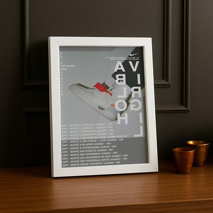 Cadre photo Off-White x Nike