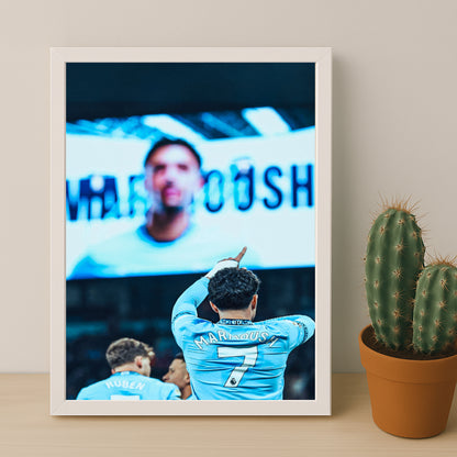 Poster Manchester City - Omar Marmoush